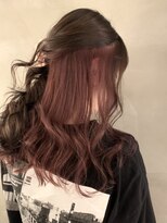 ロアーヘアー フォルド 小倉店(RAWR hair FOLD) 【RAWR】くすみピンク_インナーカラー