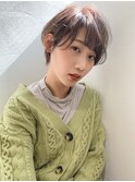 ハイトーン耳掛け小顔ショート