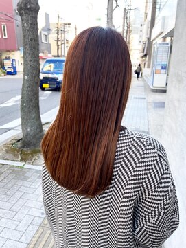 スイート ヘアデザイン(Suite HAIR DESIGN) 《Suite》髪質改善ストレート　ロング　ピンクベージュ