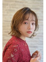 ゼンコー 国分寺(ZENKO)&nbsp;【ゼンコー国分寺】　くびれヘア　外ハネボブ　メルティカラー