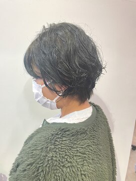 モーブ(MAUVE) ショート×パーマ