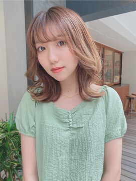 ルービック バランス 天王寺(Rubik's×Balance) 韓国くびれヘア/大人ミディアム