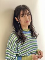 ヘアメイク カン プラスエフ(HAIR MAKE KANN+f)&nbsp;ニュアンスウェーブ 無造作パーマ 顔周りカット