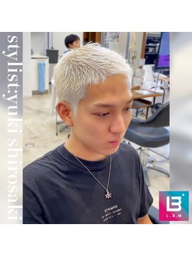 レジット メンズ ヘアサロン(LEGIT MEN's HAIR SALON) オシャレ坊主＆ホワイトカラー