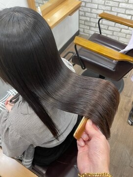 アンフィサンクミル 銀座(AnFye cinq mille) サラツヤっ♪ジュエリーシステム縮毛矯正×LULUトリートメント