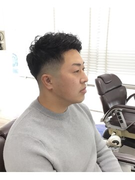 ミオスタイル 児島支所前店(MIOSTYLE) フェード×ハードパーマ＝カッコいい