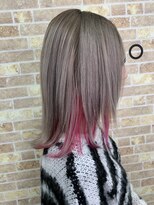 ギャラクシーアンブレラ 水戸店(GALAXY&BRELLA)&nbsp;ホワイトミルクティー＋インナーカラー