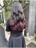 【裾カラーレッド】