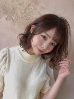 プアメリア 名古屋(Puamelia)&nbsp;ハイトーン×ダブルカラー×グレーベージュ☆ボブ[名古屋]