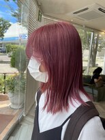 アース 三田南ウッディタウン店(HAIR&MAKE EARTH)&nbsp;透明感抜群♪ダブルカラーブリーチハイトーンピンクブラウン
