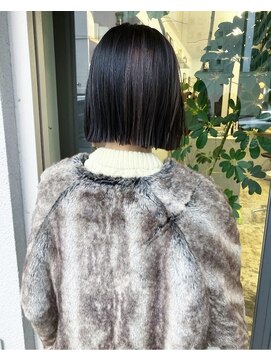 マメ(mame) contrast bob/ノーバング