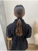 箔付きタイトヘアアレンジ/大宮東口タイトヘアアレンジ