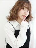 【Sourire江坂】ふんわりカールセミディ×チョコレートブラウン