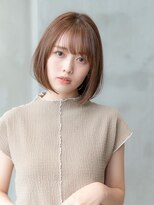 ケアリー 浦和美園(Carelly)&nbsp;大人かわいい前髪セシルカットココアブラウンフリンジウェーブ