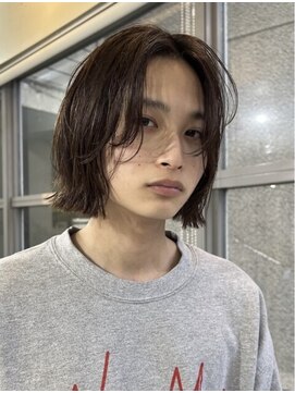 メゾンアクア 表参道(Maison ACQUA) ☆メンズボブ ウルフ メンズロング レイヤーカット ワックスなし