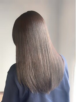ジーテ(gite)の写真/＜横浜＞かわいい【髪質】をつくろう!ダメージレスでぴんっとならない自然なストレート♪［横浜/髪質改善］