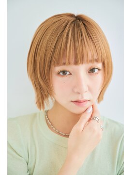 リコ 新札幌(lico) 顔まわりレイヤー×ぷつっとボブ