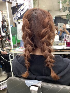 ユー(you) ソフト裏編み込み