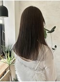 赤みなしcolor × ぱつっとロング