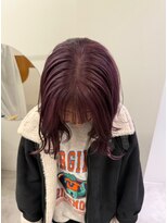 ニール シトロン 名古屋 伏見 丸の内(NEELU citron)&nbsp;【Neelu_scuro_conoka】1ブリーチラズベリーカラー