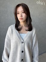 オブジェ シエル(obje't ciel)&nbsp;【obje't ciel】Olivebrown×layer【暮石　唯】