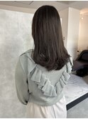 暗髪オリーブアッシュ(池袋/池袋西口/ケアカラー)
