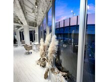 綺麗な夕陽が見れる♪お仕事帰りに寄れる嬉しい22時まで営業♪