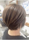 白髪ぼかし30代40代50代60代伊丹大人ショート大人ボブ