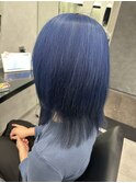 ブリーチダブルカラーブルーカラー成増