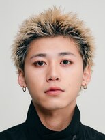 フィフスパーク(fifth PARK)&nbsp;渋谷スパイキーショートハイトーンカラーホワイトベージュカラー