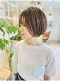 ショートボブ/大人ショート