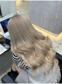 ホワイトブロンドミルクティーベージュ
