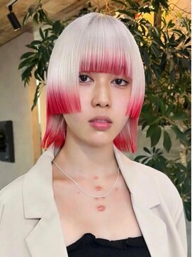 ネハス 名古屋栄店(nehus.) ブリーチ/クラゲヘアー/小顔に見せるヘア/ココアベージュ