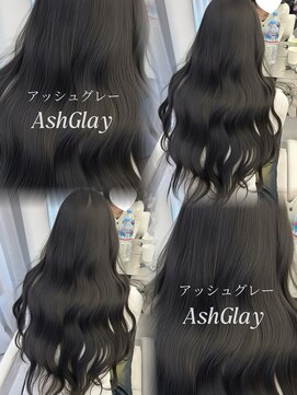 アマトウキョウスマートサロン(AMA TOKYO×Smart Salon) 韓国スタイル/ナチュラルくびれヘア_くびれ巻き_透明感カラー