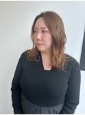 透明感ブラウン×たっぷりレイヤー
