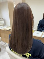 ラヴィズム 松崎店(LUVISM)&nbsp;韓国/顔周りレイヤー/おくれ毛/ベージュ/ダブルカラー/東区/松崎