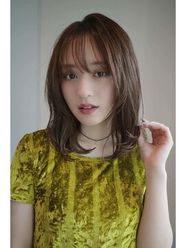 インセプション 銀座(INCEPTION) ミディアム・ロング/絶壁解消/前髪あり/20代/30代/面長