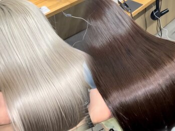 サンドパールス 仙台店(sand PALCE)の写真/一人ひとりの髪質やダメージに合わせた薬剤選定。蓄積ダメージを補修し髪本来のハリコシある美髪に☆[仙台]