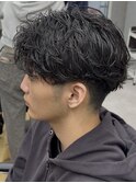 MEN’S/リバースセンターパート/ニュアンスパーマ/錦糸町