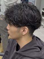 ナム 錦糸町(NAM)&nbsp;MEN’S/リバースセンターパート/ニュアンスパーマ/錦糸町