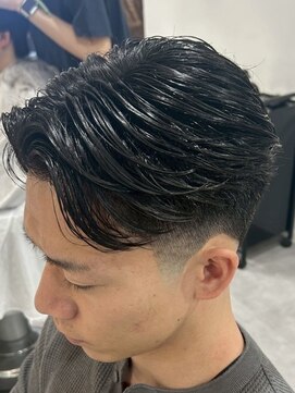 ナム 錦糸町(NAM) MEN’S/リバースセンターパート/ニュアンスパーマ/錦糸町