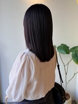 ヒントステーション(HINTSTATION)&nbsp;〈浅草美容室〉ストレート×ミディアムレイヤー