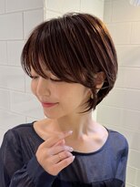 アビー(ABBEY) ショートショートボブショートヘア大人ショート耳掛けショート