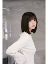 キユ(qiyu)&nbsp;大人かわいい簡単スタイリングミディアムボブ［広島/八丁堀］