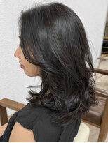 アブニール 柏東口店(AVENIR) ダークパープル/ナチュラルショート/夏のヘアアレンジ/柏