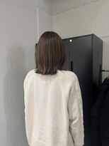 アトレ 福岡大名店(attrait)&nbsp;透明感溢れるグレージュボブ × 上質トリートメント