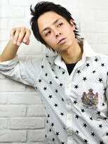 パティオン(PATIONN)&nbsp;やんちゃ系前髪あげ無造作毛束感大人ワイルドショートヘア