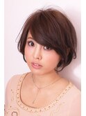 ナチュラルショートボブ