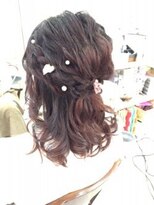 ロカット サロン(Roquat Salon)&nbsp;なみなみアレンジハーフアップ【ヘアセット　立川/立川南/国立】