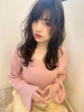 マリアバイアフロート(Maria by AFLOAT) アフロート添田】ネオウルフロングデジタルパーマアッシュカラー